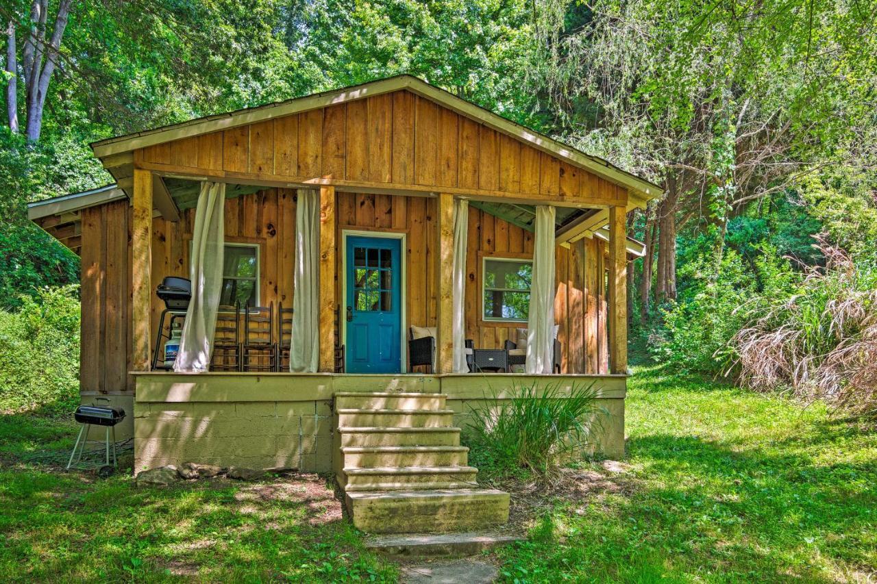Cozy And Charming Asheville Cabin 5 Mi To Downtown! Villa Bagian luar foto