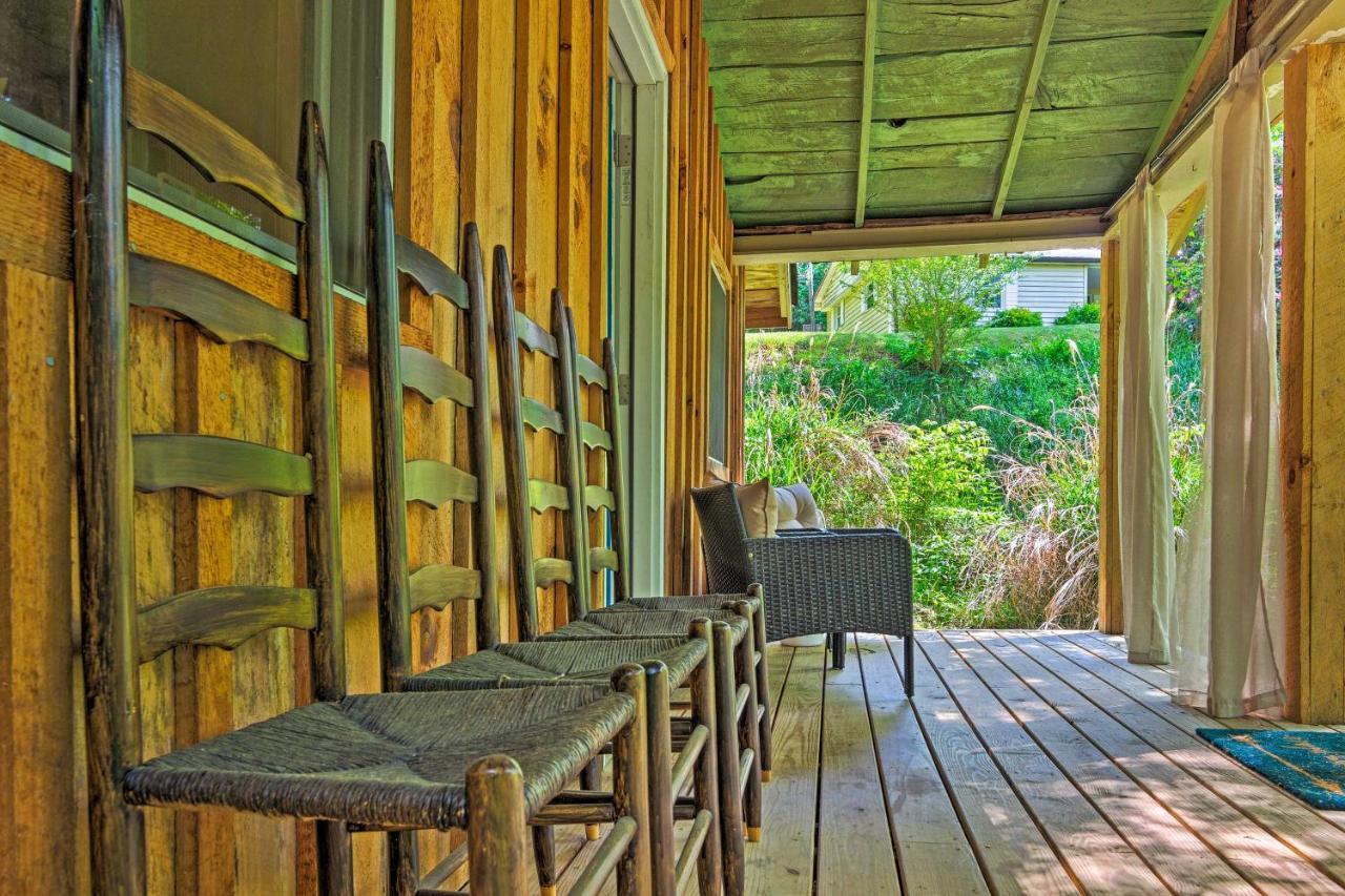 Cozy And Charming Asheville Cabin 5 Mi To Downtown! Villa Bagian luar foto